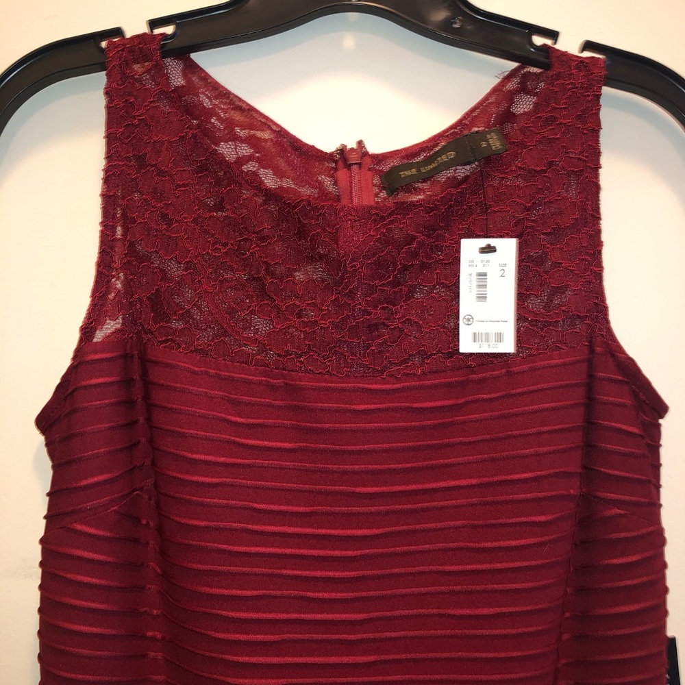 The Limited Red Lace Dress Size 2